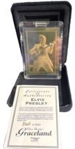 Elvis Presley 23k Gold Graceland Commemorative Card Limited Edition W/CO... - $33.65