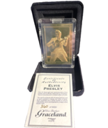 Elvis Presley 23k Gold Graceland Commemorative Card Limited Edition W/CO... - £26.89 GBP