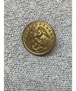 USMC Vietnam Era Brass 1&quot; Dress Blues Coat Button Marine Corps Military ... - $7.91
