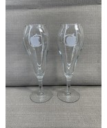 Vintage Apple Wine Glasses Set of 2 Etched Logo Promo Mac Computer Barwa... - $2,256.19 MXN