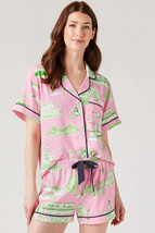 Pink Holiday Resort Short 2pcs Pajama Set - $27.28
