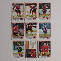 1981-82 Topps Hockey 9 Card Lot PHILADELPHIA FLYERS EX to EX-MT - $8.90