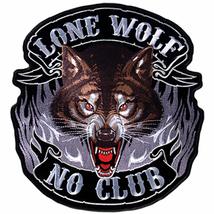 Hot Leathers - PPA3850 Lone Wolf, No Club Patch (5&quot; Width x 5&quot; Height) - £7.84 GBP