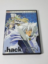 Dot Hack SIGN Ver 05 UNCOVERED DVD 2004 Platinum Edition Anime Bandai hack sign - £5.24 GBP