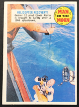 VTG 1969 Topps Man On The Moon Buzz Aldrin #43B Helicopter Recovery! EX - £11.66 GBP