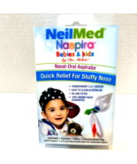 NeilMed Naspira Oral Aspirator Babies and Kids Stuffy Nose Relief New Se... - $10.62