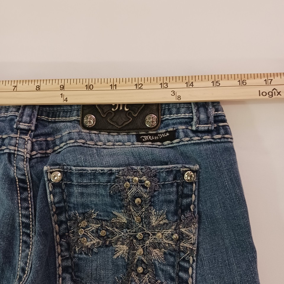Miss Me JE5159EP Easy Capri Women's Blue Cotton Blend Jeans Size 28 (30×26) Item image 6