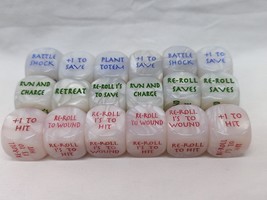 (18) Warhammer Age Of Sigmar Combat Dice 3/4&quot; 19mm - $39.59