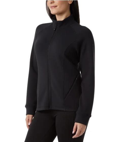 32 Degrees Womens Jacket Black Full-Zip Pockets Stretch Active Workout Gym Soft Item image 2