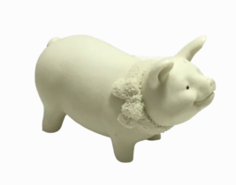 Vintage Dept 56 Pig Figurine Easter 1998 Bisque Happy Smile Piggy 2.5in x 4in - £14.15 GBP