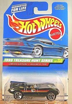 1999 Hot Wheels #936 Treasure Hunt 8/12 JAGUAR D-TYPE Black w/Chrome 5 Spokes - £11.36 GBP