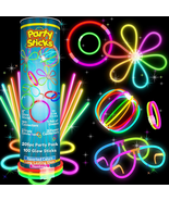 Bulk Party Supplies 205 Piece Glow in the Dark 100 Glow Sticks with Eye ... - €16,22 EUR