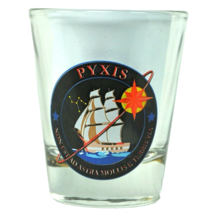 Pyxis OSL Office of Space Launch USAF Shot Glass Spy Satellite Latin Phrase - £15.02 GBP