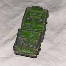 Vintage Green Jeep Truck with Star on Front Vehicle Toy Kids - $5.27
