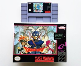 Dragon Quest 1 &amp; 2 (Warrior I &amp; 2) SNES Super Nintendo (English Translated) USA - £20.33 GBP+