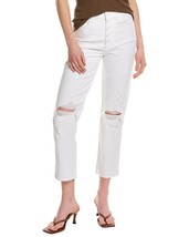 7 For All Mankind High Waist Ripped Button Fly Jeans, Size 24 - £46.63 GBP