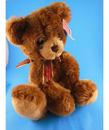 Gund Plush Teddy Bear Booker with Glasses 12&quot; Sitting  Brown 44406 Mint ... - $15.40 CAD