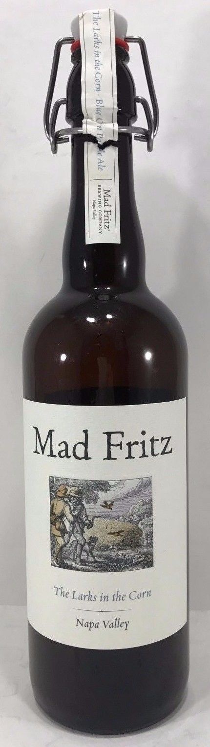 Primary image for Mad Fritz - Empty Amber Beer Bottle Re-Sealable Flip Top - Volume 22 fl.oz.