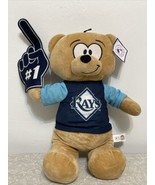 Tampa Bay Rays 18” Plush Bear MLB Genuine Merchandise Finger Good Stuff ... - £19.18 GBP