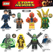 8PCS of Superhero Mini Doll Bricks Are Suitable For Lego Gifts - $312.49 MXN
