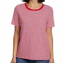 Ella Moss Womens Ultra Soft Perfect Tee, 1-Pack Size XX-Large Color Red/White - £27.61 GBP
