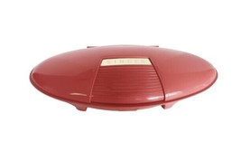 Vintage Singer Sewing Machine Buttonholer Pink Plastic Oval Case Manual - £15.65 GBP