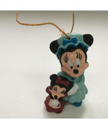 Vintage Minnie Mouse the night before Christmas tree ornament holiday decor - $27.22 CAD