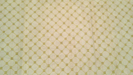 Fabric Red Rooster  Yellow Squares on Pale Yellow Background Finish Edge... - $1.55