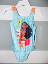 DISNEY PRINCESS MOANA ONE PIECE SWIMSUIT SIZE 2T GIRL&#39;S NEW - $29.00