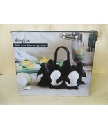 3 In 1 Cook Store Serve Egg Holder Penguin Shaped Holder For Fixing Eggs... - £18.28 GBP