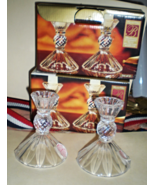 Candle Sticks - set of 2 Crystal Candle Sticks - $14.01 CAD