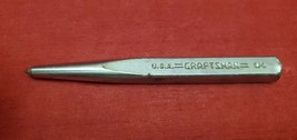 CRAFTSMAN 42861 WF Series 3/8 inch Center Punch Made In USA - $9.89