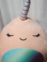 Squishmallows EVIE The Narwhal 16” Peach Plush KellyToy Tags - £12.75 GBP
