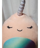 Squishmallows EVIE The Narwhal 16” Peach Plush KellyToy Tags - $15.71