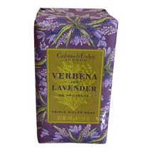 Crabtree &amp; Evelyn Verbena Lavender Soap Bar Large 5.6 oz French Milled S... - £66.33 GBP