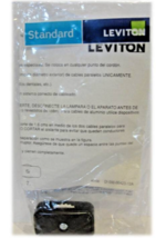 Lamp Cord Switch 125 V Brown - Leviton 00423-03K - $0.99