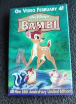 Walt Disney&#39;s Bambi PIN - On Video February 4 - 55th Anniversary Limited Edition - £7.65 GBP