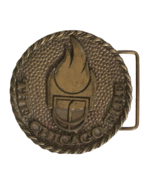 Chicago Fire Soccer Club Belt Buckle Bronze Vintage 3 Inches Diameter - €10,58 EUR