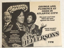 The Jeffersons Tv Guide Vintage Print Ad Sherman Hemsley Joe Frazier Charo Tpa4 - $5.93