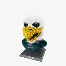 BRXLZ NFL Philadelphia Eagles Mascot Swoop Bust 3-D Construction Toy by FOCO - £39.04 GBP