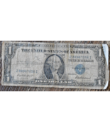 Series 1935 F One Dollar Blue Seal Silver Certificate No Motto. - £2.93 GBP