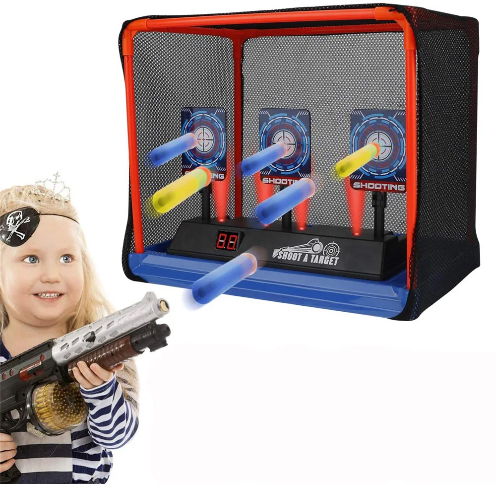 Eletric Auto-reset Targe Toys Kids Bb Air Paiball Gel Water Ball Guns Blast - £10.33 GBP+