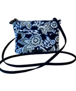 Vera Bradley Custom Crossbody Iconic RFID Snow Lotus Bag Purse 23106-166... - $32.82 CAD