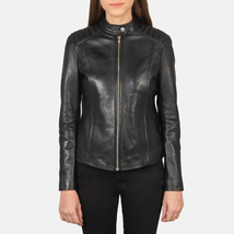 LE Kelsee Black Leather Biker Jacket - $139.00+