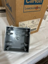 Qty of 1 / Carlon E9802 / 2 Gang Non-Metallic FS Molded Box w/Feet - $260.77 MXN