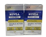 (2) Nivea For Men Revitalizing Double Action Balm Q10 Soothes Energizes,... - $59.99