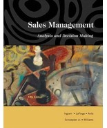 2003 PB Sales Management: Analysis and Decision Making by Thomas N. Ingram  - $945.79 MXN