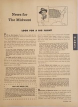 1956 Magazine Article &quot;News from the Midwest&quot; Hunting,Fishing Bear Goose Duck  - £13.43 GBP