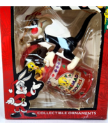 Vintage 1997 Matrix SYLVESTER &amp; TWEETY BIRD Cookie Jar Ornament LOONEY T... - $219.17 MXN