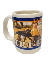 Liuna&#39;s Tri-Funds Coffee Mug, Art deco print Mug Laborer International U... - $11.26